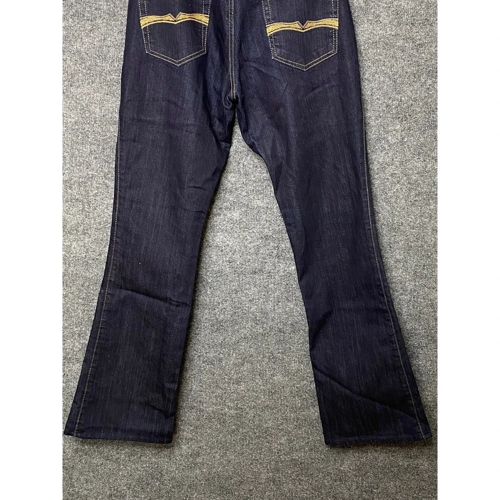 Buffalo David Bitton Bianca Regular Rise Stretch Flare Jeans Dark Wash Size‎ 28
